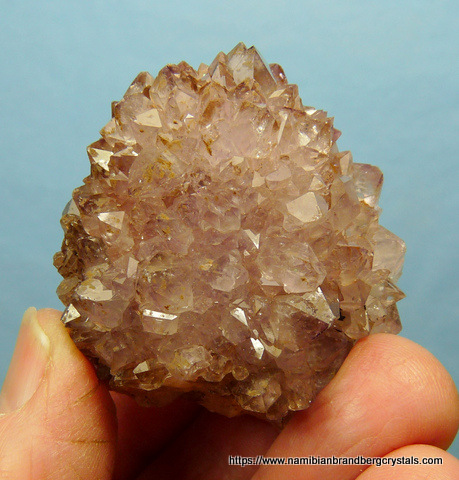 Cactus quartz specimen with touch of amethyst / smoky colouring
